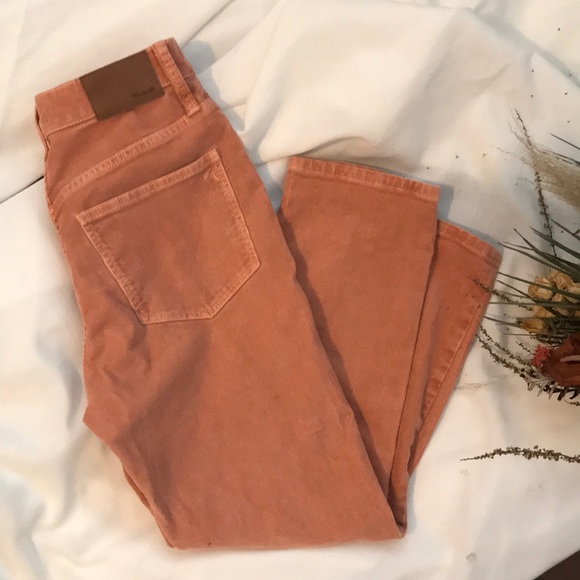 Madewell High Rise Slim Boyjean Corduroy Crop Pant - Picture 2 of 8